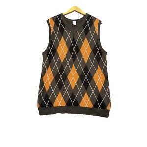 Step Brothers Sweater Vest Mens One Size Argyle Diamond 90s Grandpa Cosby Dale